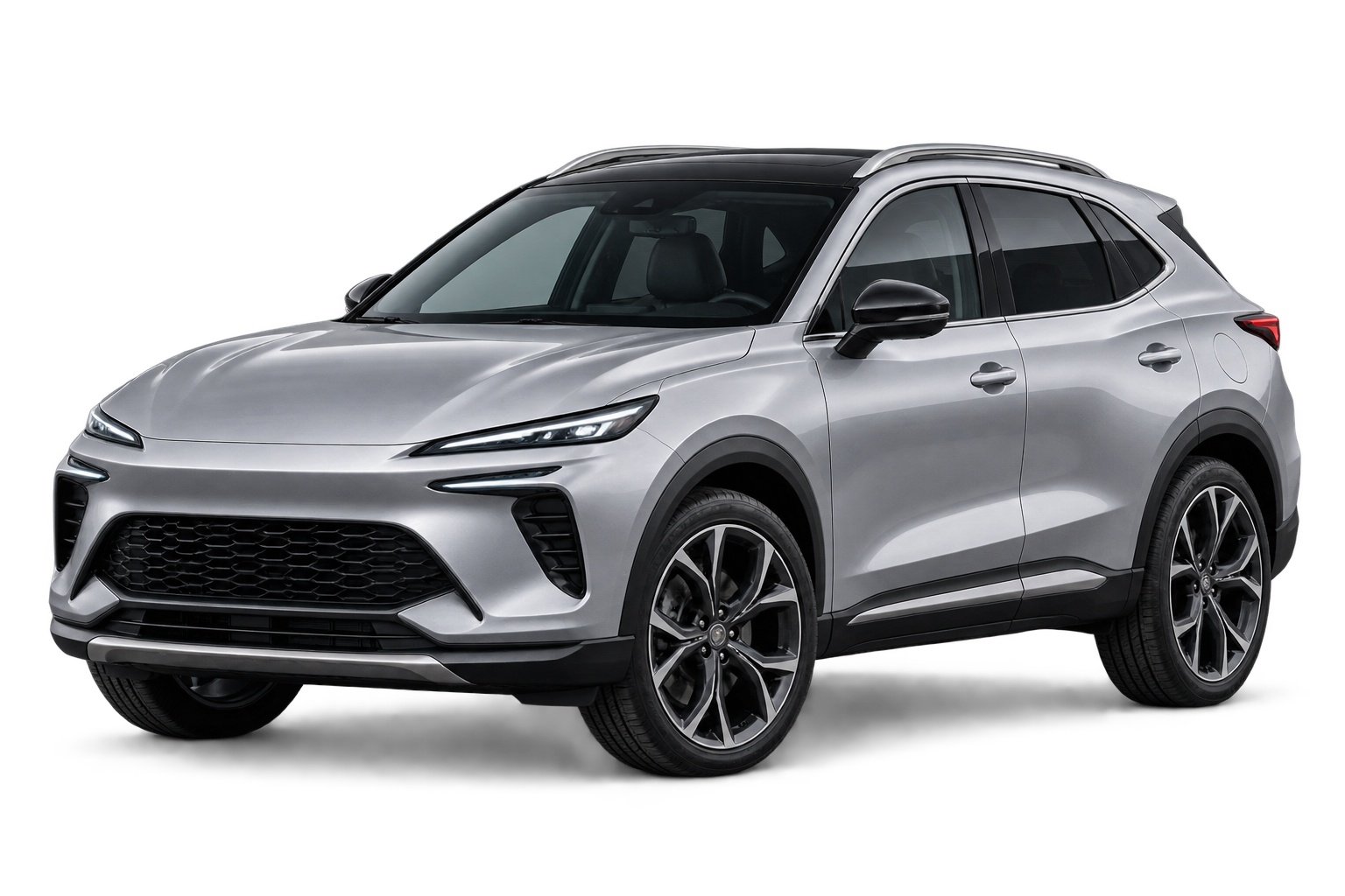 Studio image of a rental car