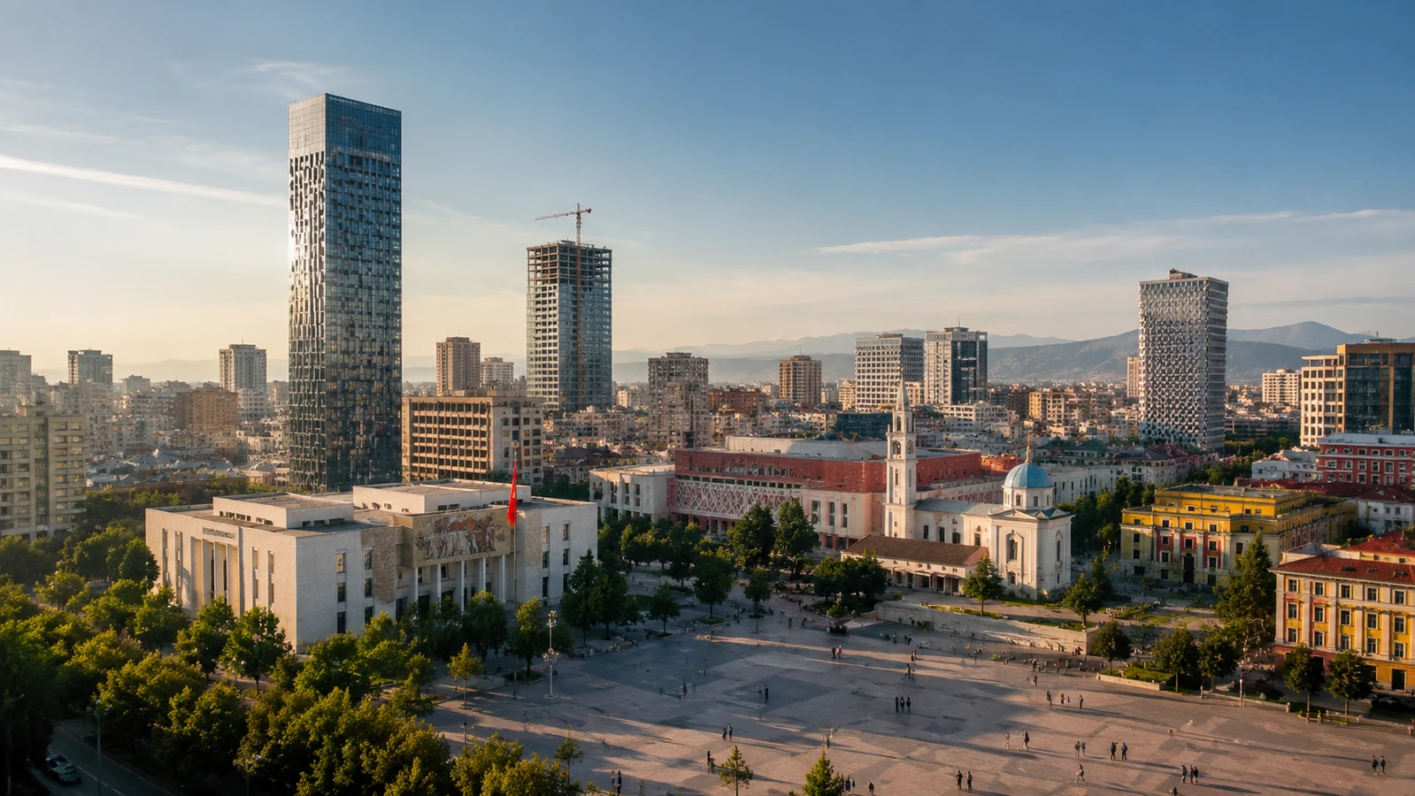 Tirana city centre